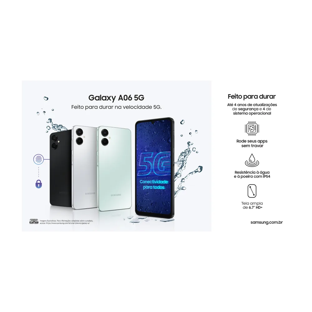 Galaxy A06 5G - foto real do produto