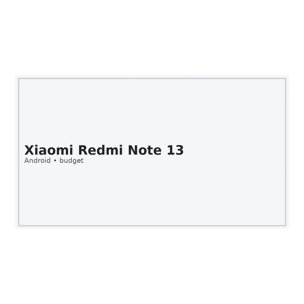 Redmi Note 13 4G - foto real do produto