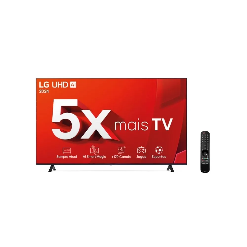 Smart TV LG UHD UT8050 50 - foto real do produto